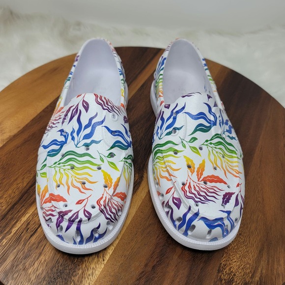 Sperry Top Sider (Croc Like Shoe) Multi-Color Women Shoes 9M NWT - Picture 1 of 8